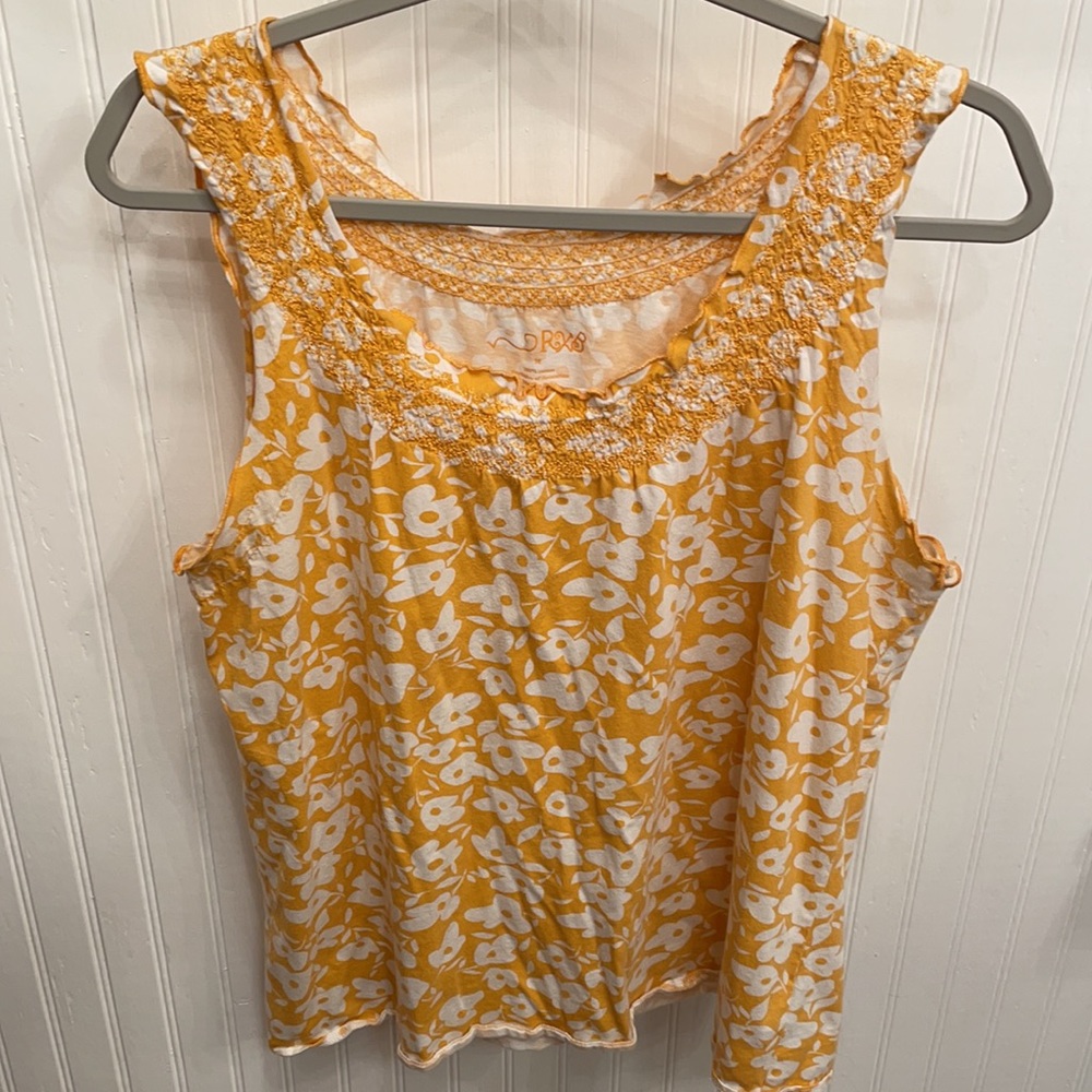 RXB Sleeveless Ruffled Scoop Neck Top